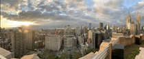 New York City Flatiron District during killer sunset - iPhone XS Max