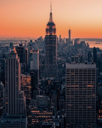 New York City from the Rockefeller Center 