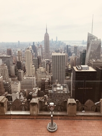 New York City from Top of the Rockefeller Center