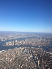 New York City on a clear October day