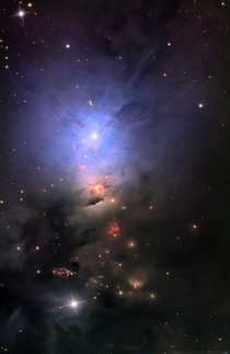 NGC  - a reflection nebula located in the constellation Perseus 