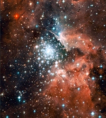 NGC  nebula a massive star forming region