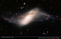NGC  rare Polar Ring galaxy 