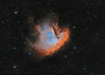NGC  - The Pacman Nebula in Bicolor 