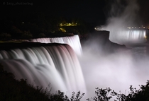 Niagara Falls New York at Midnight 