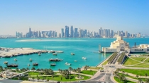 Nice view of Doha Qatar