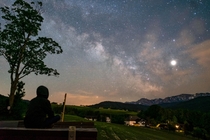 Night sky in Austria 
