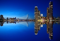 Nightly Rotterdam the Netherlands