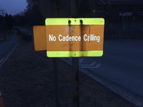 No Cadence Calling sign from an abandoned military base