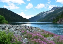 No-name lake near Vancouver Canada 