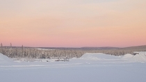 Noon in subarctic Sweden Dec 