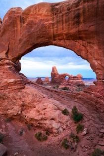 North Window Arch in Arches National Park Utah 
