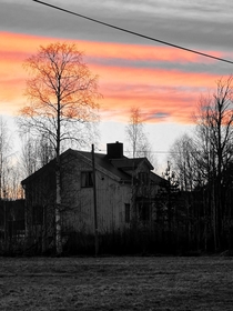 Northern Sweden i really wanna peak thru the windows But this house really gives me the creeps