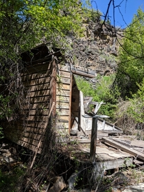 Not much left of this abandoned Idaho mining cabin 
