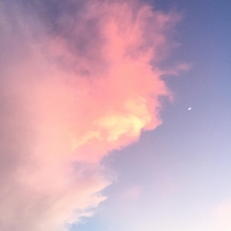 Nothing more pretty than a pink sky