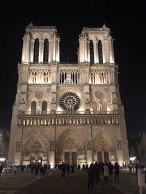 Notre Dame  night 