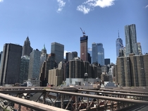 NYC Downtown from the Brooklyn Bridge