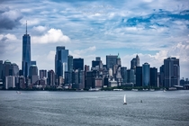 NYC Skyline From Liberty Island