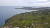 OC Cape Spear Newfoundland The eastern tip of North America Taken from  above sea level at Blackhead Point looking southeast 