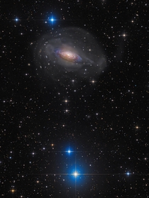 OC NGC  We shot this galaxy for more than hrs to reveal its true beauty