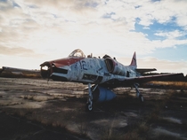 OC TA-J jet Military airfield is quasi abandoned but still used my Marine Corps NC  Repost because got called out on my shitty hdr He was right it was bad PT-turn up brightness on phone before editing