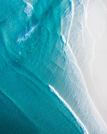 Ocean textures Esperance Western Australia 