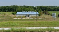 Off I- in Missouri I saw this abandoned business while driving across the country