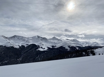 Off the top of Copper Mountain Ski Resort Colorado 
