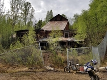 Old abandoned mine Fairbanks Alaska 