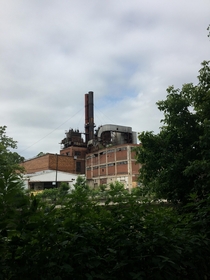Old abandoned paper mill Manayunk Philadelphia