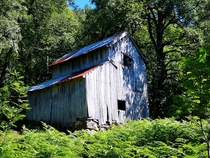 Old barn way up in the mountain Prestneset in Norway