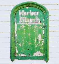 old church sign
