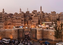 Old city of Sanaa Yemen