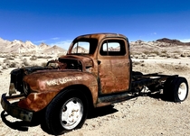 Old reliable an abandoned truck in Rhyolite