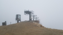 Old Ski Lift in California