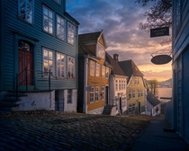 Old Town Bergen Norway 