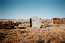 Old town of Ludlow Mojave desert