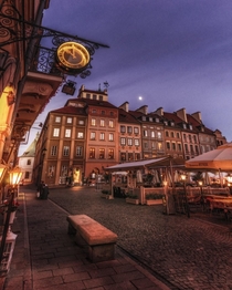 Old Town Square Warsaw Poland OC