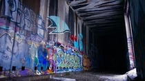 Old train tunnels Near Donner summit CA
