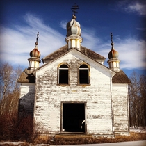 Old Ukrainian Orthodox Church near Dauphin Manitoba