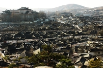 Old walled city Kaesong North Korea
