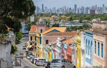 Olinda with Recife in the background Brazil