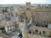 Olite castle Navarra Spain 