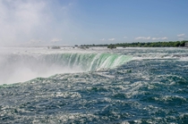 On the edge of Niagara Falls 