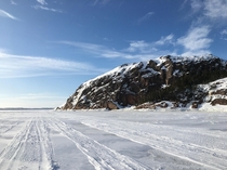 On the ice North Qubec Canada
