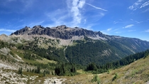 On the Pacific Crest Trail in Goat Rocks Wilderness WA x 