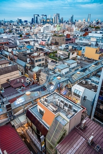 On the rooftop in TOKYO