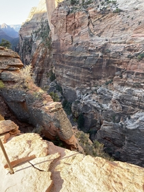 On the trail to Angels Landing Zion UT 