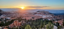 One last Sunrise in Bryce Canyon before heading back home 