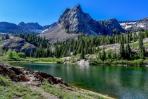 One of my Favorite Alpine Lakes Lake Blanche Salt Lake City Utah OC 